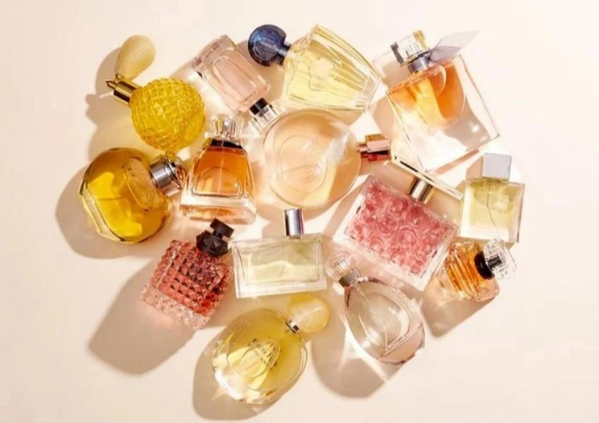 perfume of various colors