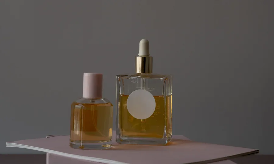 selección de envases de perfume